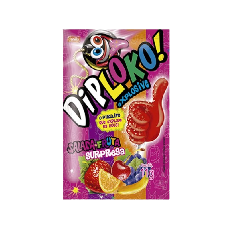 DIP LOKO BOOOM SALADA DE FRUTA LIKE 15X11G