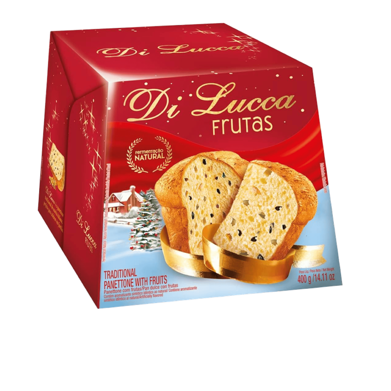PANETTONE COM FRUTAS DI LUCCA 18X400G