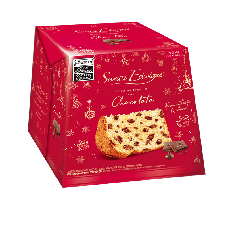PANETTONE COM GOTAS DE CHOCOLATE SE 18X400G
