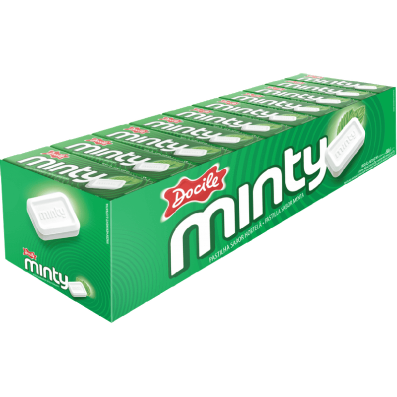 DOCILE PASTILHA MINTY HORTELÃ 40X17G