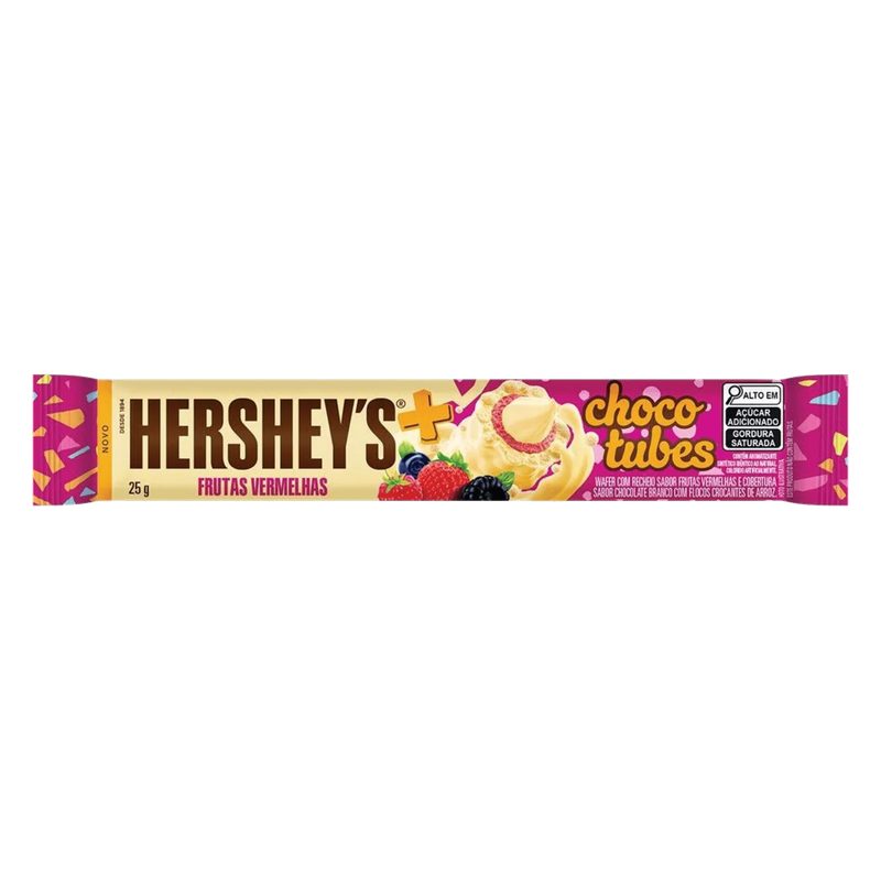 CHOCOTUBES FRUTAS VERMELHAS 15X25G