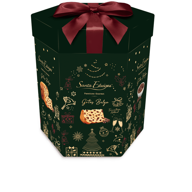 PANETTONE COM GOTAS DE CHOCOLATE  BELGA SE 6X908G