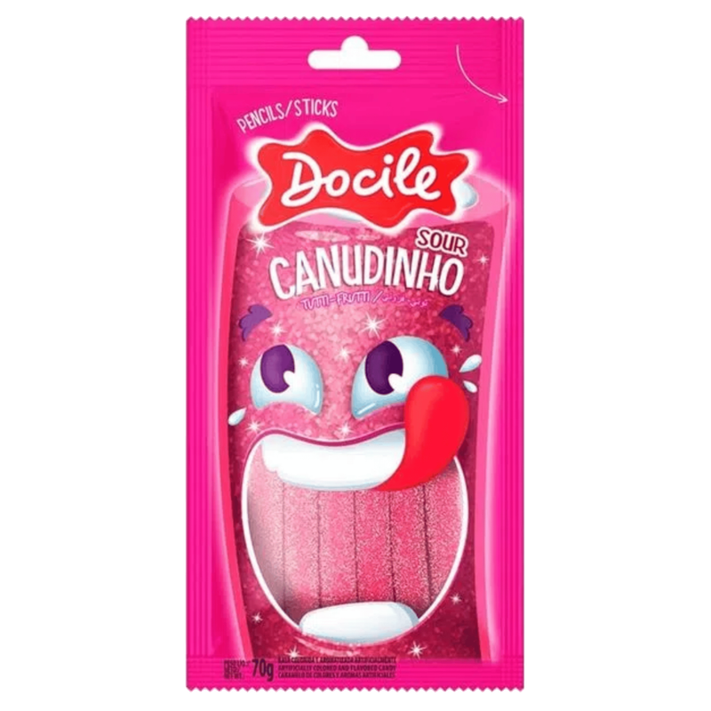 DOCILE CANUDINHO TUTTI-FRUTTI CÍTRICO V2 70G