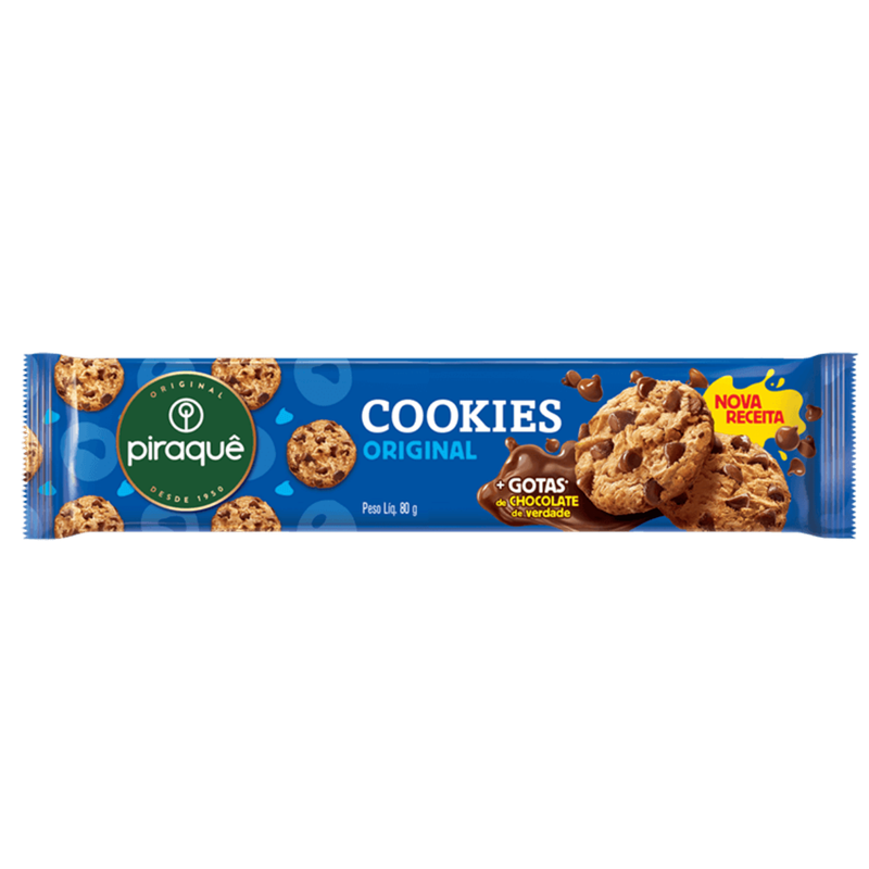 PIRAQUÊ COOKIE BAUNILHA 40X80G