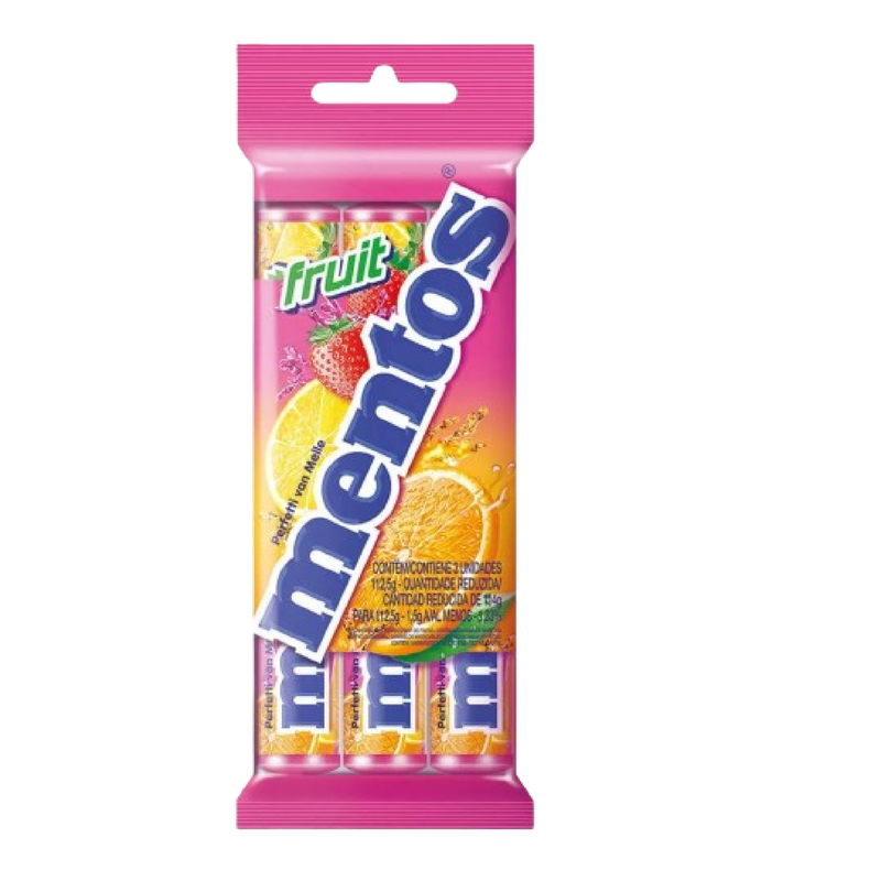 MENTOS MULTIPACK FRUIT 112.5G