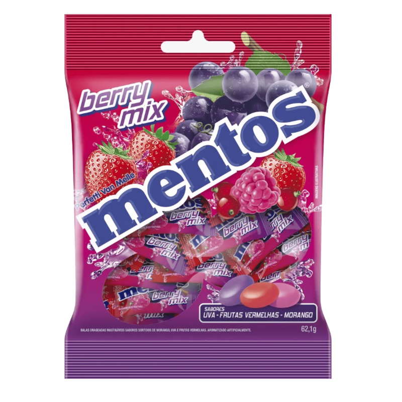MENTOS BAG BERRY MIX 23P 12x62,1G