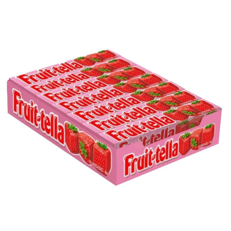 FRUIT-TELLA MASTIGÁVEL MORANGO 16X40G