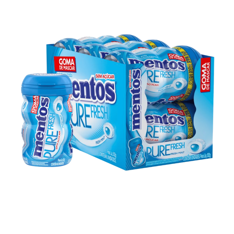 MENTOS BIG GARRAFA FRESH MINT 6X92G